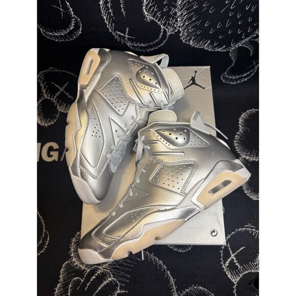 Nike PSG x Air Jordan 6 Retro Silver Size 9 Men’s